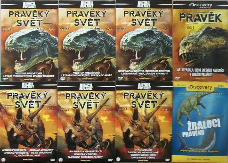 Kolekce Pravěký svět - 8 DVD ( nekompletní )