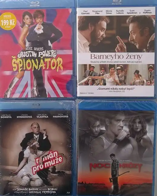Blu-ray kolekce Komedie - 4 Blu-ray