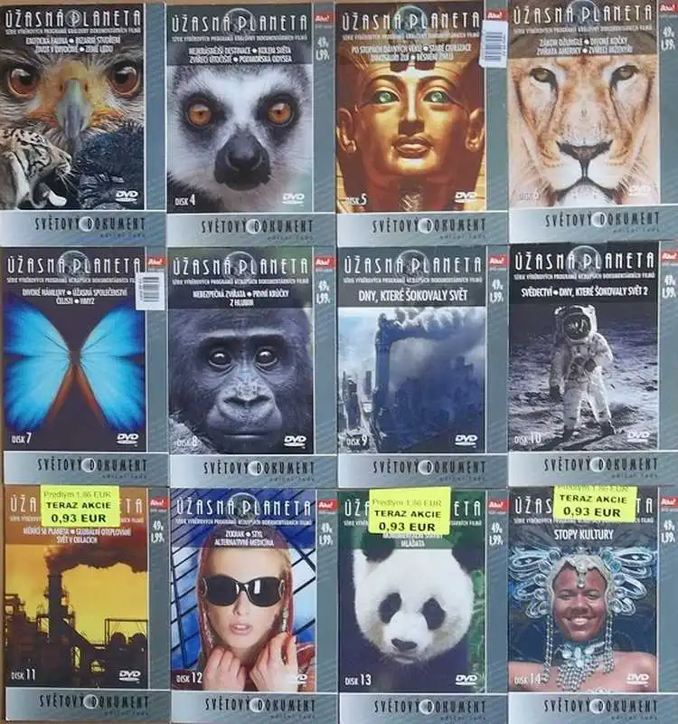 Kolekce Úžasná planeta - 12 DVD