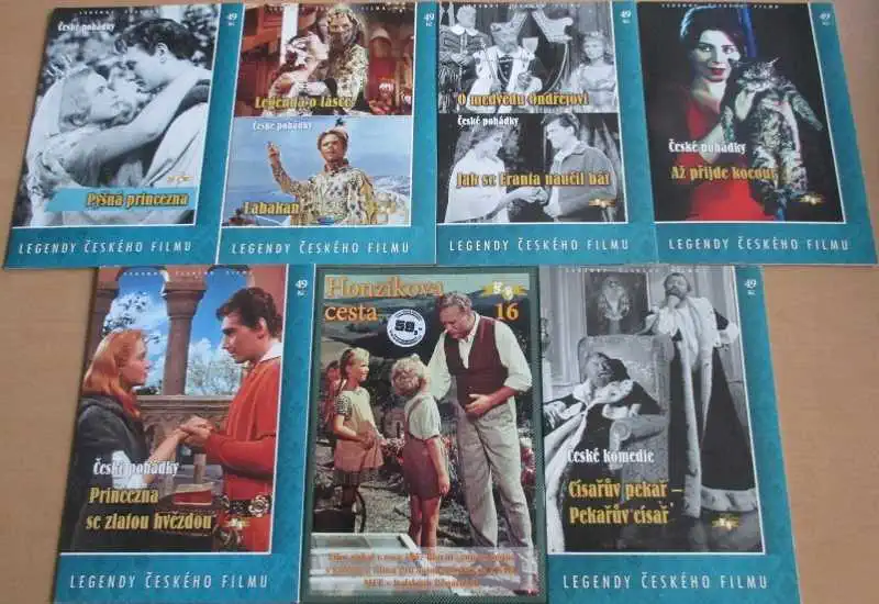 Kolekce českých pohádek - 9 DVD