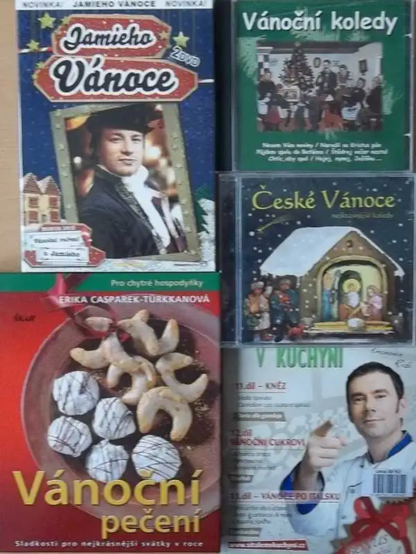 Kolekce Vánočního pečení a vaření - 2 DVD + kniha + 2CD