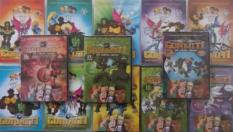 Kolekce Gormiti - 13 DVD ( nekompletní )