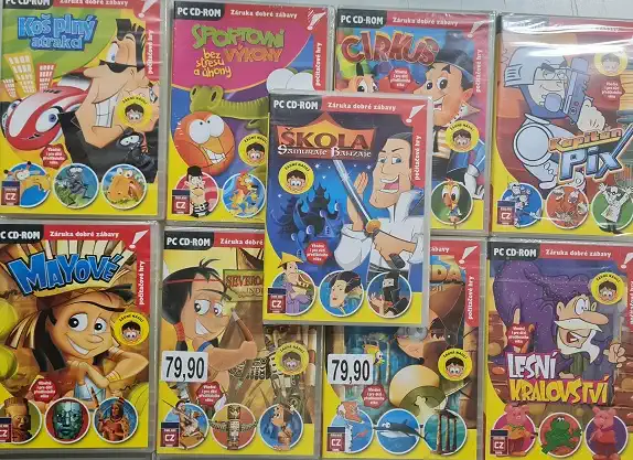 Kolekce PC her - Dětské hry - 9 CD