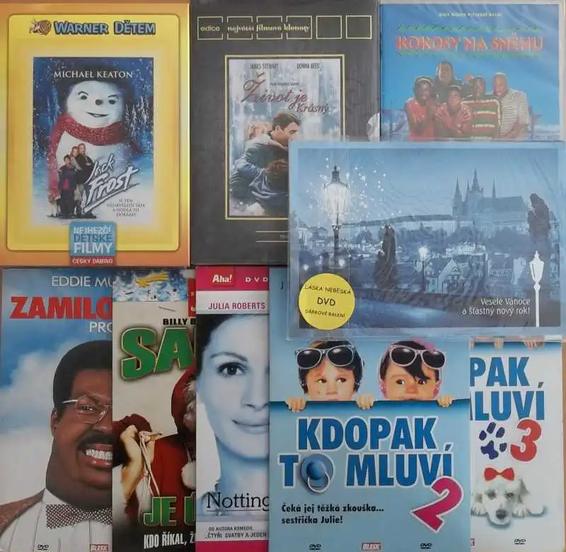 Vánoční filmový zahraniční speciál - 9 DVD