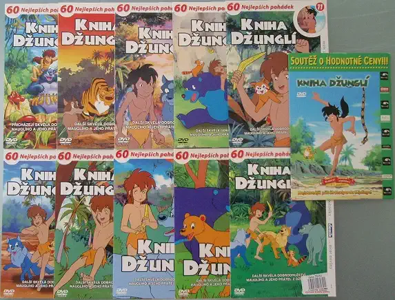 Kolekce Kniha Džunglí - 11 DVD