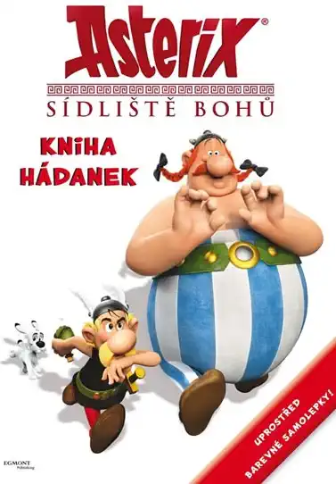 Asterix Sídliště bohů Kniha hádanek se samolepkami Goscinny R., Uderzo A.