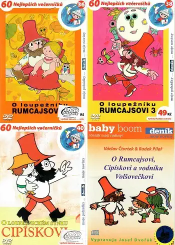 Kolekce O loupežníku Rumcajsovi 3x DVD + 1x CD 