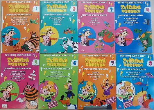 Kolekce Zvídavá rodinka 8 DVD