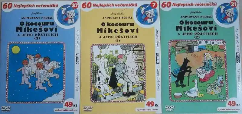 Kolekce O kocouru Mikešovi 3DVD