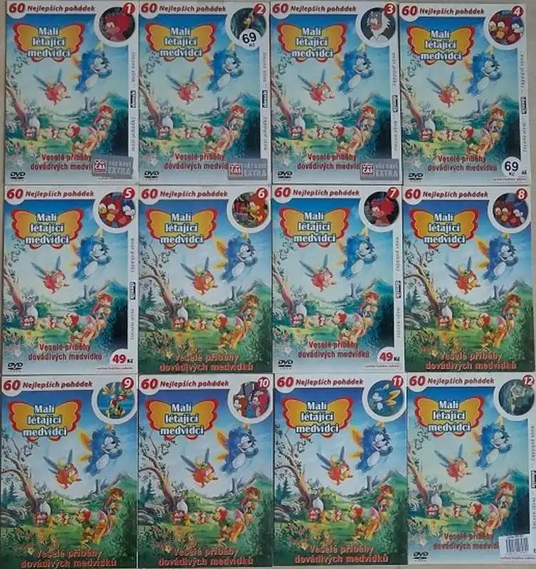 Kolekce Malí létající medvídci 12DVD