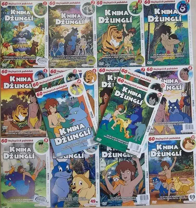 Velká kolekce Kniha Džunglí 16DVD