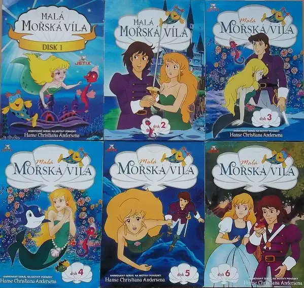Kolekce Malá mořská víla 6DVD
