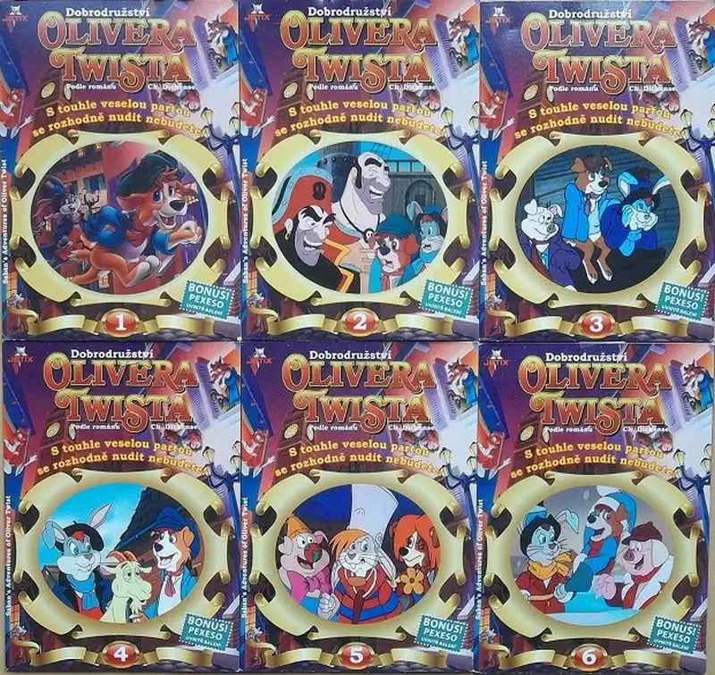 Kolekce Dobrodružství Olivera Twista 6DVD