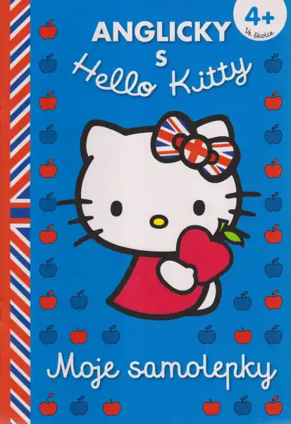 Anglicky s Hello Kitty 4+ Moje samolepky (modrá)
