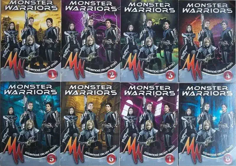 Kolekce Monster Warriors 8DVD