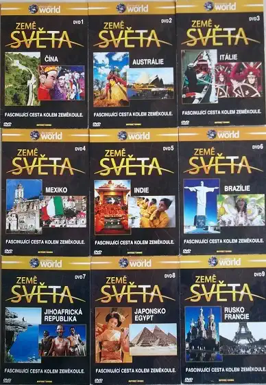 Kolekce Země Světa 9DVD