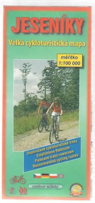 Jeseníky - Velká cykloturistická mapa