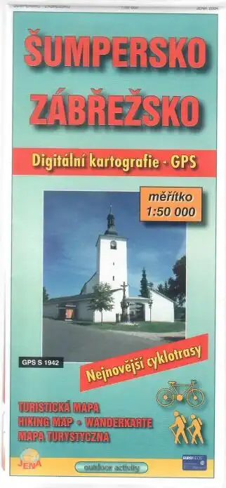 Šumpersko Zábřežso - Digitální kartografie - Turistická mapa