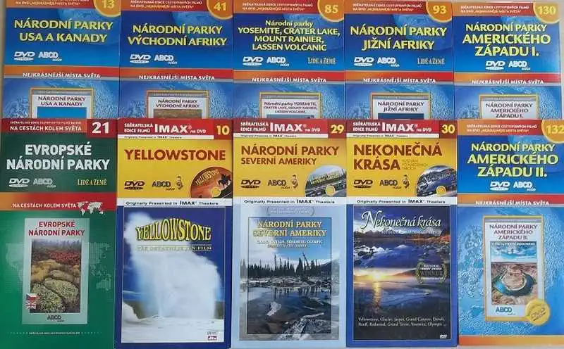 Kolekce Národní parky 10DVD