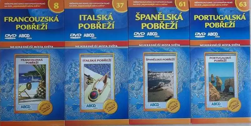 Kolekce evropská pobřeží 4DVD