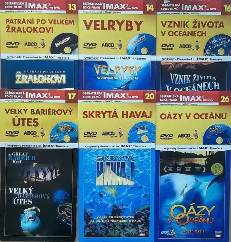 Kolekce život v oceánu 7DVD + DÁREK časopis