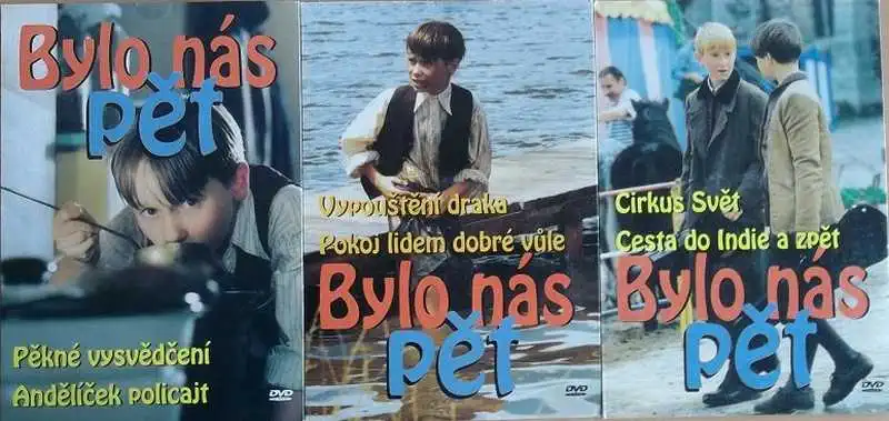 Kolekce Bylo nás pět - 3 DVD