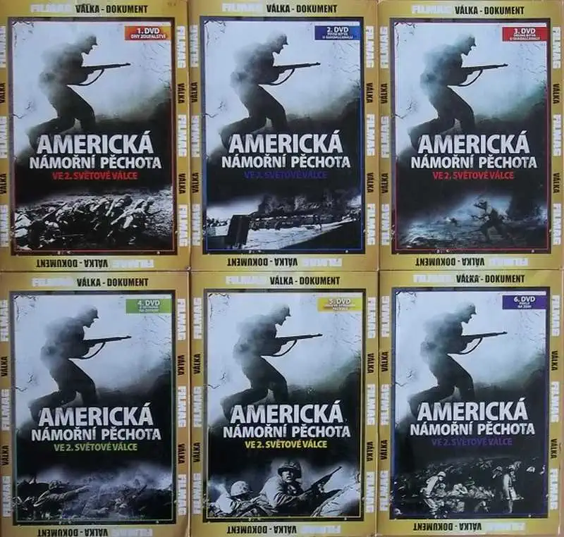 Kolekce Americká námořní pěchota 6DVD