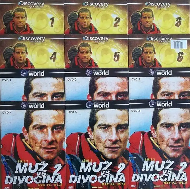 Kolekce Muž vs. divočina 12DVD