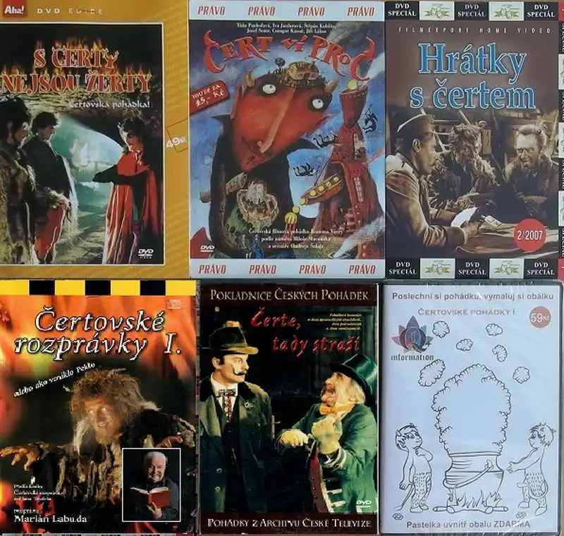 Kolekce Čertovské pohádky 4DVD+2CD