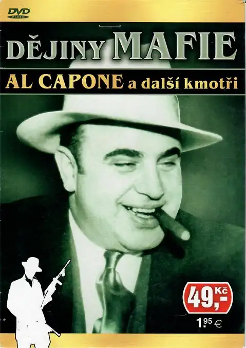 Dějiny mafie Al Capone a další kmotři DVD pošetka /bazarové zboží/