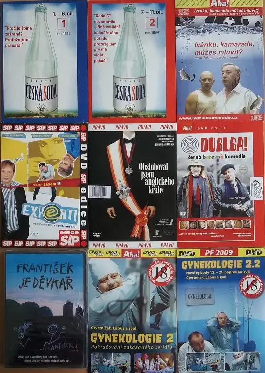 Kolekce Čtvrtníček  9DVD+1CD