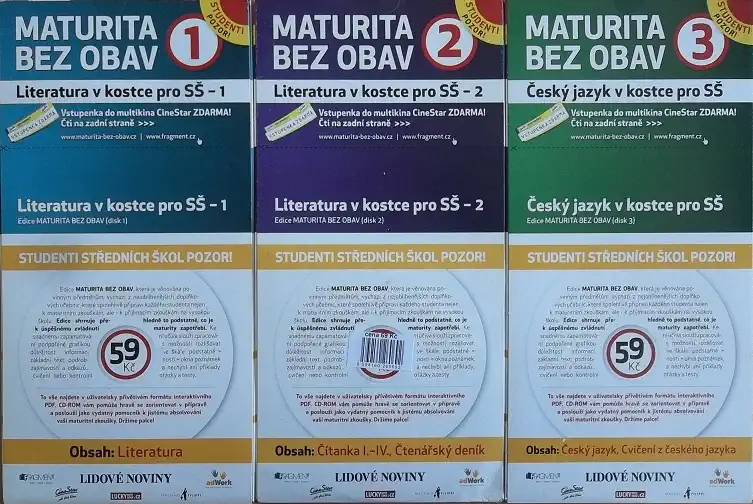 Kolekce Maturita bez obav 3CD-ROM