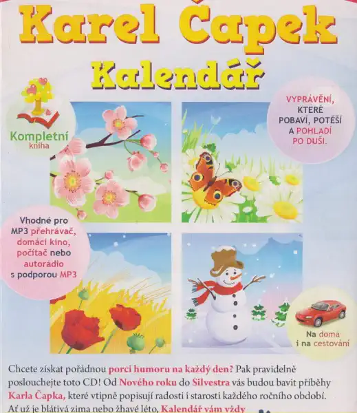 Karel Čapek - Kalendář - CD /bazarové zboží/
