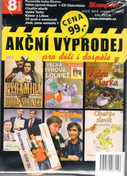 Akční výprodej pro děti i dospělé - 8DVD/CD