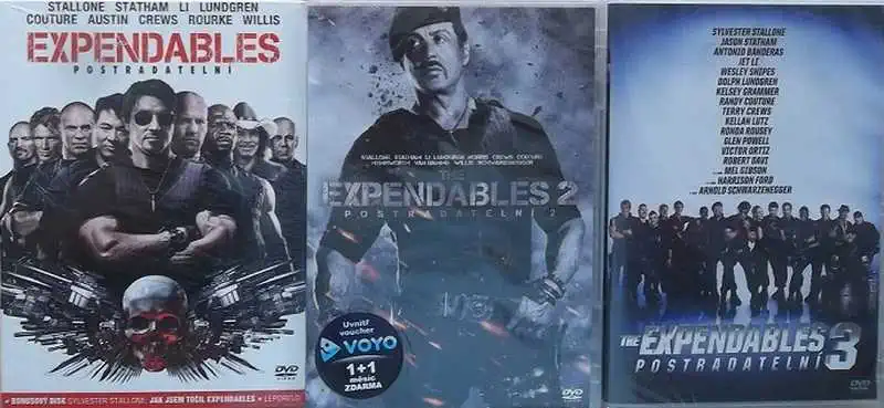 Kolekce postradatelní/ The Expendables 3 DVD
