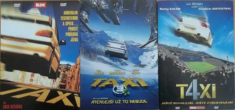 Kolekce Taxi 3DVD - nekompletní