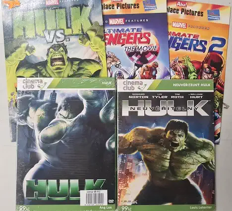 Kolekce Hulk 5 DVD