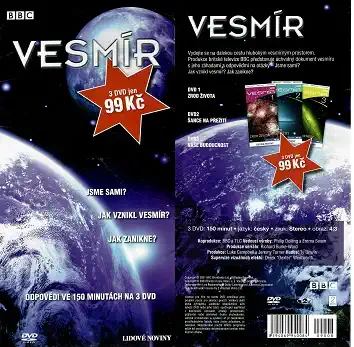 Vesmír - komplet 3 DVD