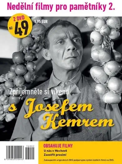 Nedělní filmy pro pamětníky 2. - Josef Kemr - 2 DVD pošetka