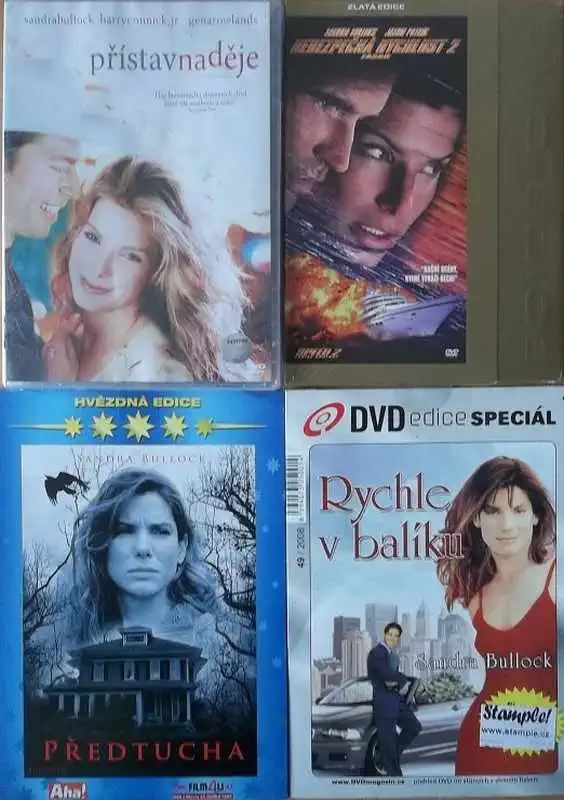 Kolekce Sandra Bullock 4DVD