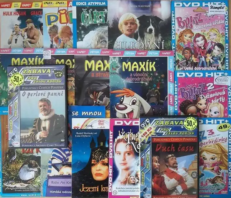 Kolekce Hraná pohádka + animák 17DVD 