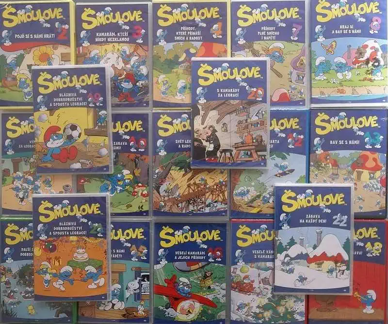 Kolekce Šmoulové  18 DVD ( nekompletní ) - DVD