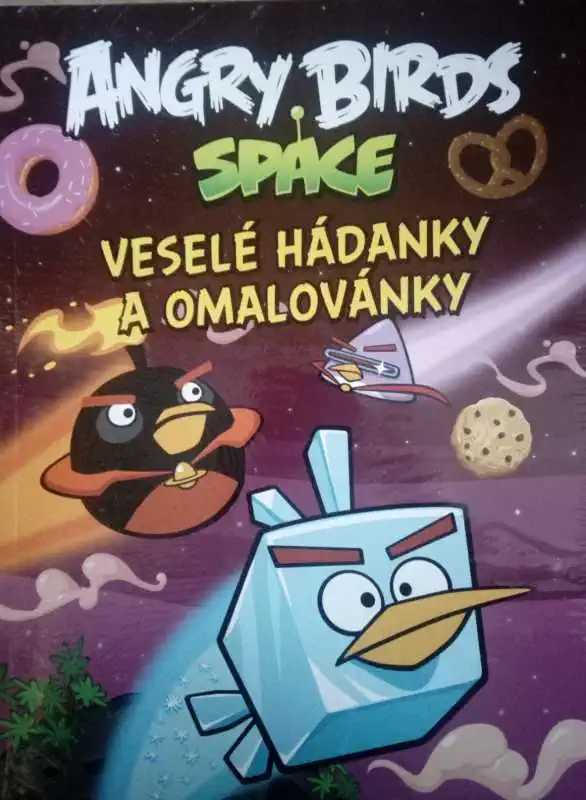 Angry Birds Sace veselé hádanky a omalovánky