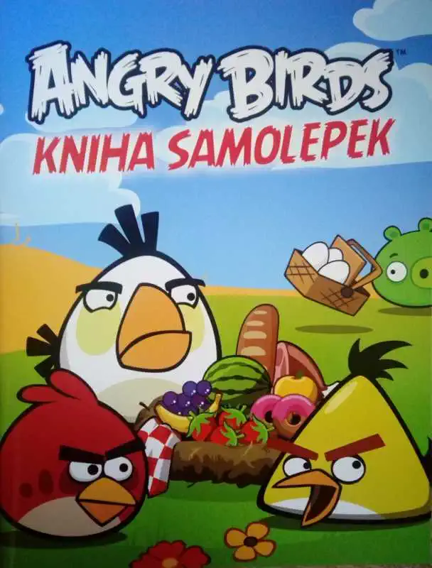 Angry Birds kniha samolepek