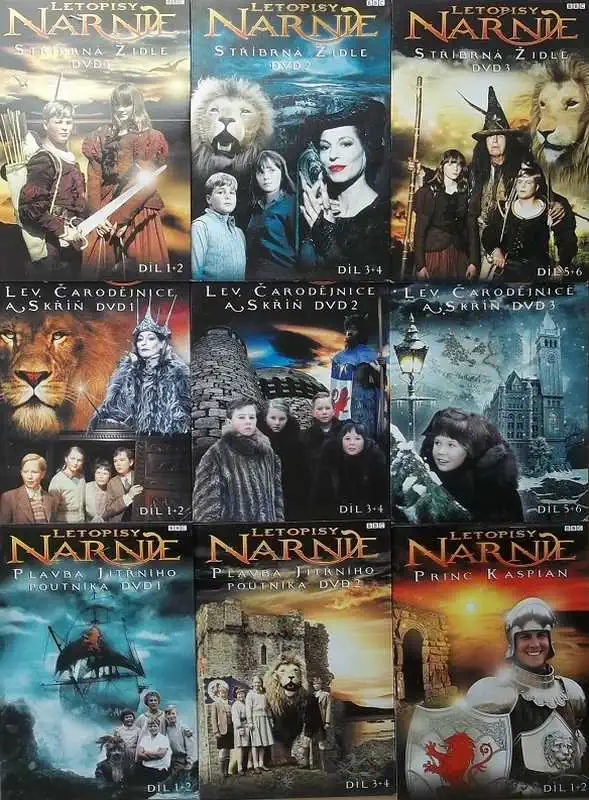Kolekce Letopisy narnie - 9 DVD (kompletní)