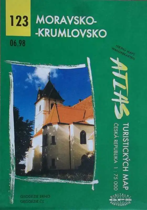 Moravskokrumlovsko - Atlas turistických map 123
