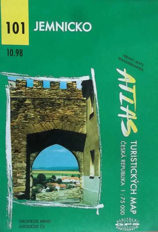 Jemnicko - Atlas turistických map 101