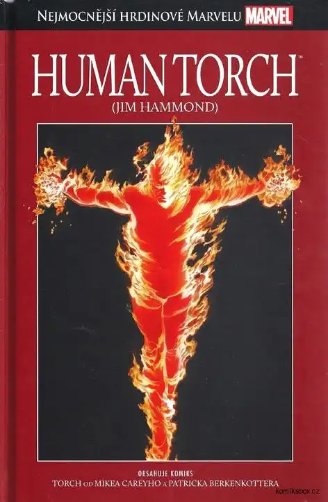 Nejmocnější hrdinové Marvelu - Human Torch (hřbet15)