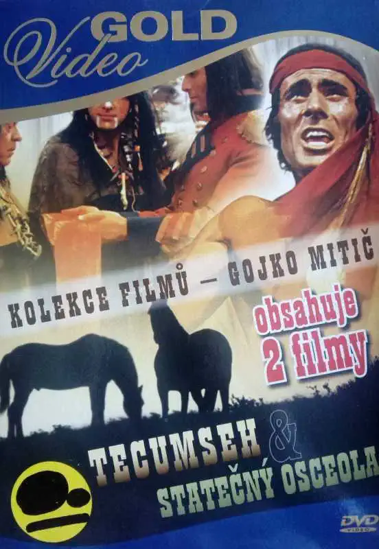 Kolekce filmů Gojko Mitič - Tecumseh & Statečný Osceola -pošetka - DVD
