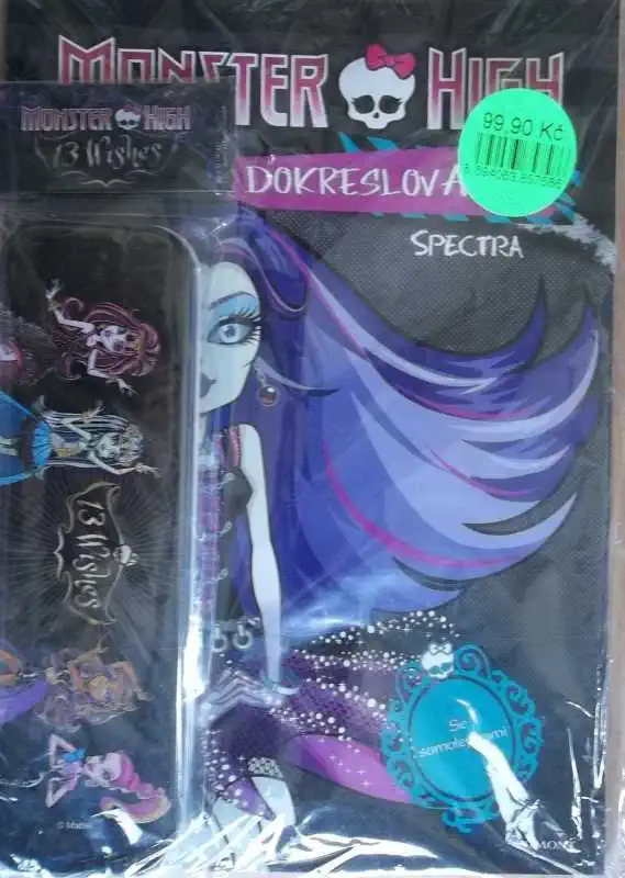 Monster High - Dokreslovačka + balíček s pouzdrem